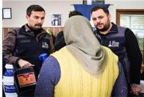 ciftciye buzagi kiti ve dezenfektan destegi