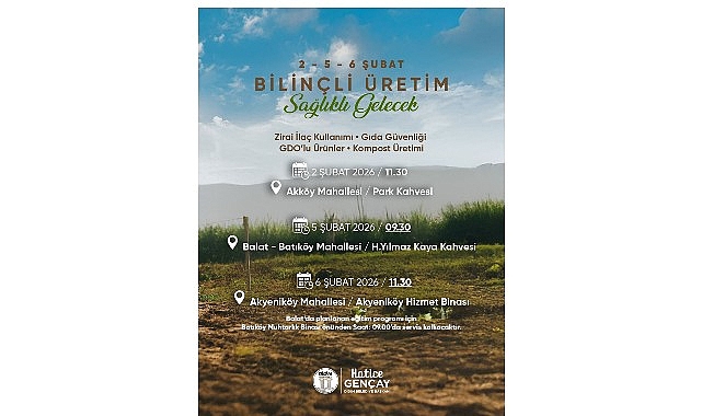 didimde ureticilere yonelik bilincli uretim egitimleri basliyor