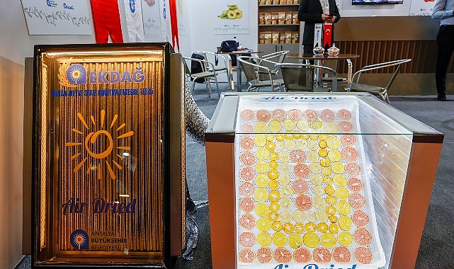 EKDAĞ’ın kurutma tesisinde üretilen ürünler fuarda tanıtıldı 1 ekdagin kurutma tesisinde uretilen urunler fuarda tanitildi