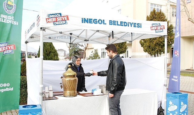 inegol belediyesinden ogrencilere ucretsiz corba ikrami
