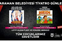 karaman belediyesinden cocuklara tiyatro soleni