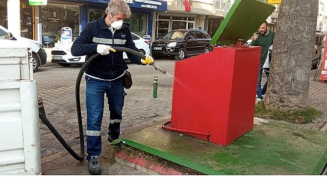 Karşıyaka’da kışa özel ilaçlama 1 karsiyakada kisa ozel ilaclama