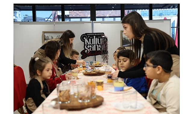 kartepeli ogrencilerin yariyil tatili sanatla renkleniyor