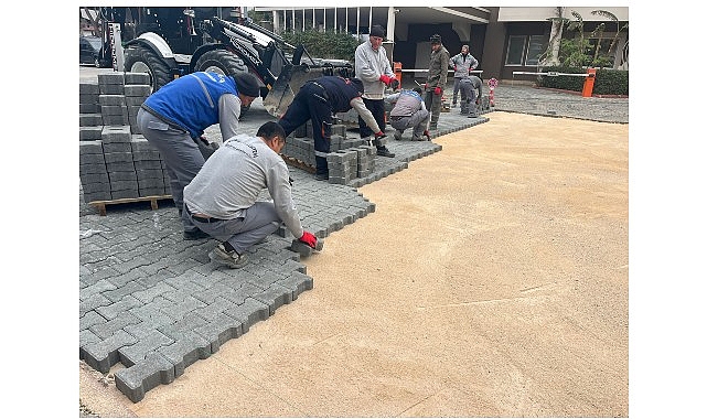 Kemer’de altyapı çalışmaları sürüyor 1 kemerde altyapi calismalari suruyor