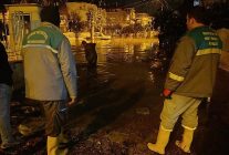 kemerde temizlik calismalari devam ediyor