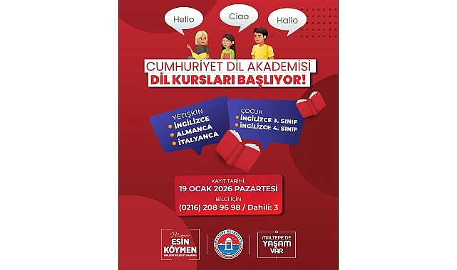 maltepe belediyesinin yabanci dil kurslarinda yeni donem kayitlari basliyor