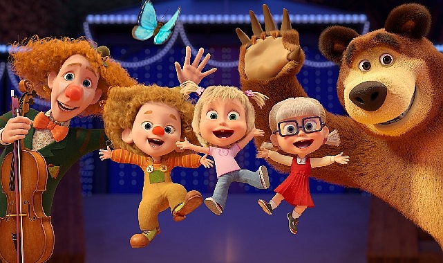 masa ile koca ayi mucize parki cocuklardan tam not aldi