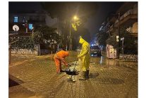 milas belediyesi ekipleri gece boyunca alandaydi