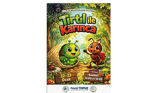 Milas Belediyesi’nden Çocuklar İçin Tiyatro Gösterimi 1 milas belediyesinden cocuklar icin tiyatro gosterimi