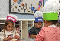 osmangazi belediyesi kreslerinde minikler firinciligi deneyimledi