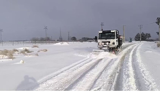 osmangazinin yuksek kesimlerinde kar nobeti