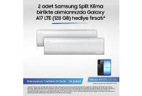 samsung split klimalarda galaxy a17 telefon firsati kampanyasi