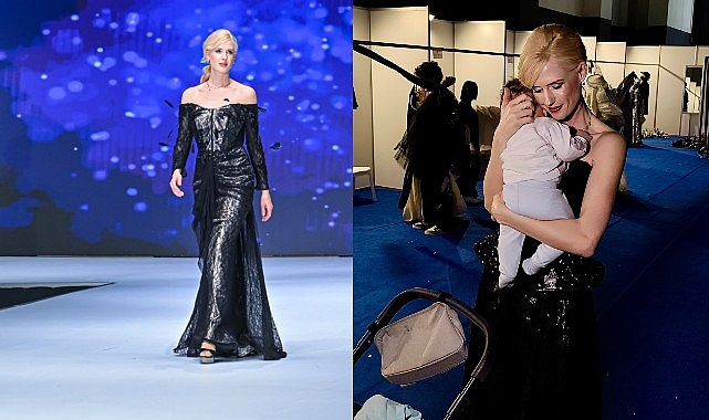 wilma elles defilede goz kamastirdi kuliste oglunu uyuttu