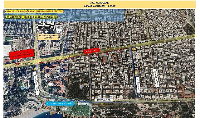 100. Yıl Caddesi Pazar günü kısmi olarak trafiğe kapanacak 1 100 yil caddesi pazar gunu kismi olarak trafige kapanacak