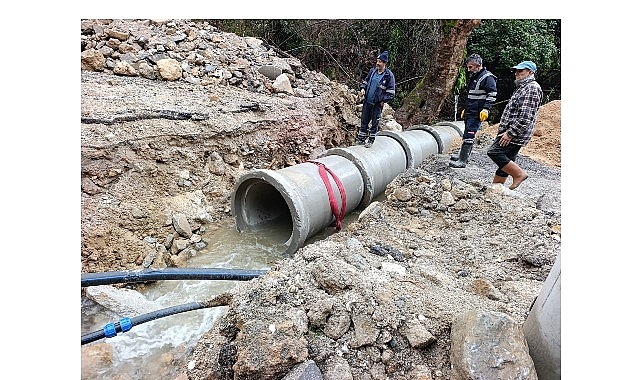 alanyada tikanan menfezler buyuksehir ekiplerince acildi
