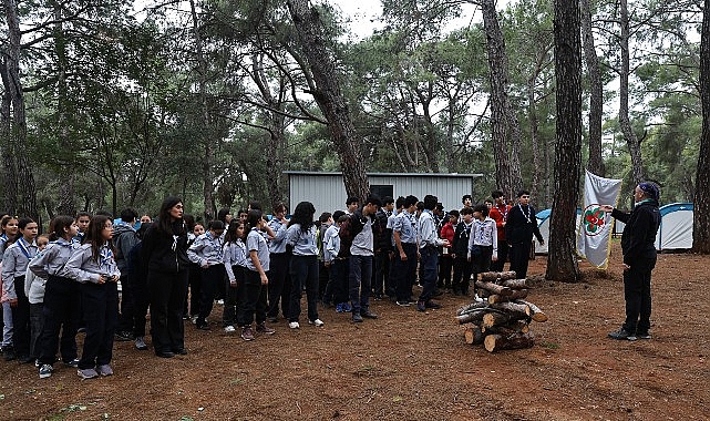 antalya buyuksehir belediyesi izcileri kaynasma kampinda bulustu