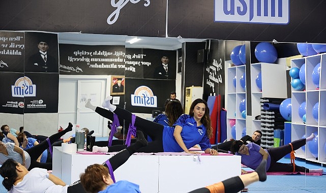 antalyalilardan ucretsiz spor kurslarina yogun ilgi