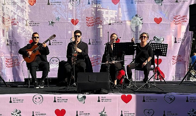 askin melodileri alsancakta yukseldi