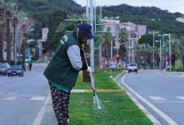 ayvalik belediyesi bahar hazirliklarini surduruyor