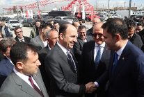 bakan kurum konyada toki konutlari ve yeni sanayi sitesi 3 etabin kura cekim programina katildi