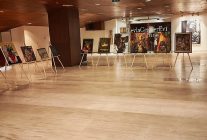 bakirkoyde kursiyerlerden karma resim sergisi