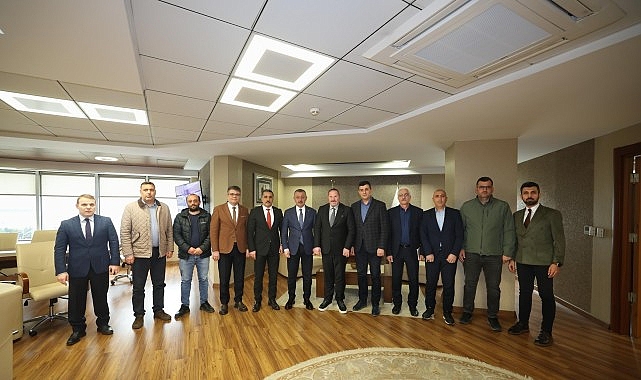 Başkan Büyükakın’ın yoğun ziyaretçi trafiği 1 baskan buyukakinin yogun ziyaretci trafigi