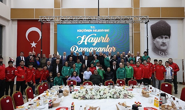 baskan ozarslan ozel gereksinimli bireyler ve sporcularla iftarda bulustu