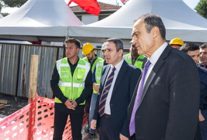 bergama ticaret merkezinin temeli atildi