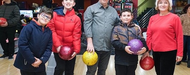 bilgievleri ve sayginlar bowling pistinde bulustu
