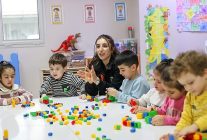 bucada miniklere deprem egitimi