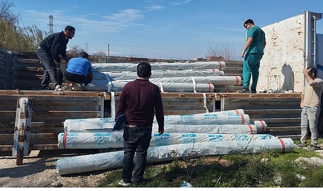 buyuksehir belediyesinden ureticiye sera naylonu destegi