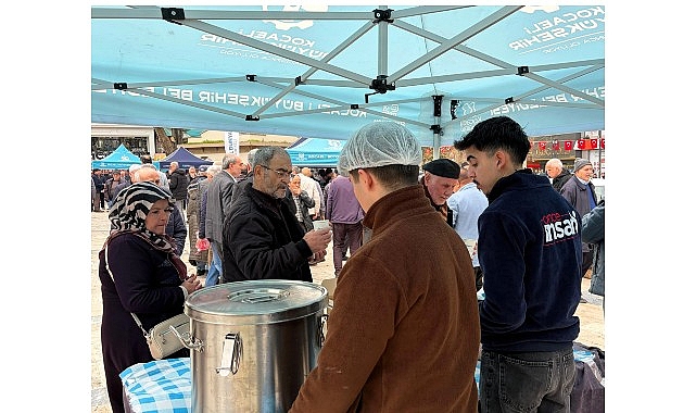Büyükşehir’den deprem şehitleri için çorba ikramı 1 buyuksehirden deprem sehitleri icin corba ikrami
