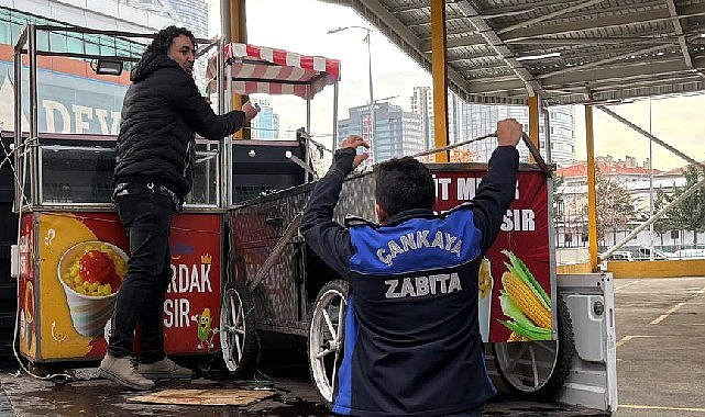 Çankaya Zabıtası denetimde yayaları önceliyor 1 cankaya zabitasi denetimde yayalari onceliyor