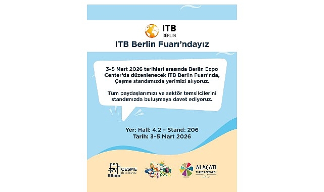 Çeşme, ITB Berlin 2026’da dünyaya tanıtılacak 1 cesme itb berlin 2026da dunyaya tanitilacak