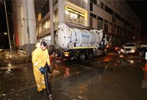 deniz seviyesi 85 santimetreye yukseldi buyuksehir ekipleri sahada