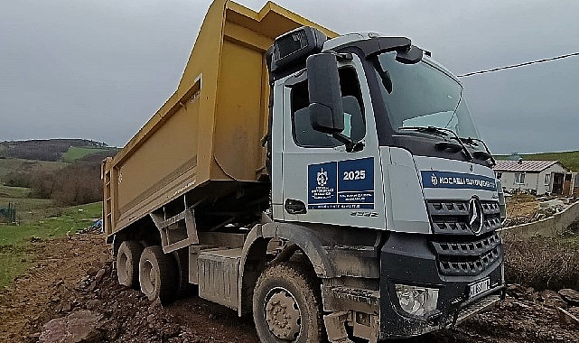 derince tahtali mahallesine stabilize yol