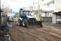 edremitte yol seferberligi 14 ekip ayni anda sahada