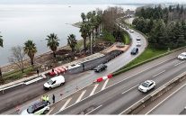 golcuk kuzey yan yol da trafige acildi