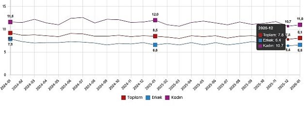 isgucu istatistikleri ocak 2026