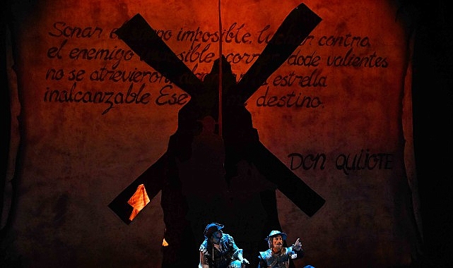 ispanyol atesi izdob sahnesinde don kisot balesinden gorkemli promiyer