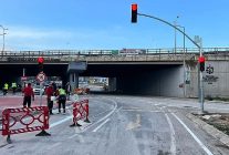 kaskaldere baglanti yolu trafige acildi