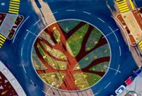 kavsaklar sanat eserine donusuyor