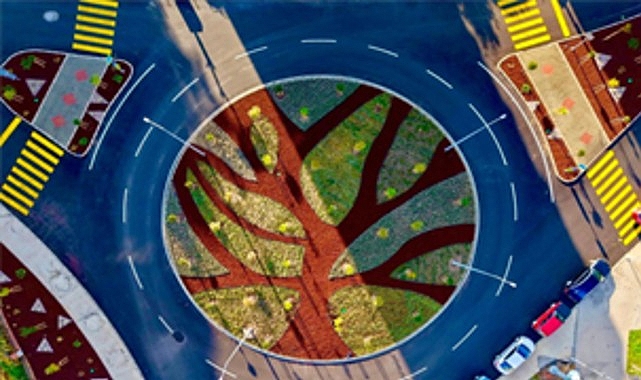 Kavşaklar sanat eserine dönüşüyor 1 kavsaklar sanat eserine donusuyor