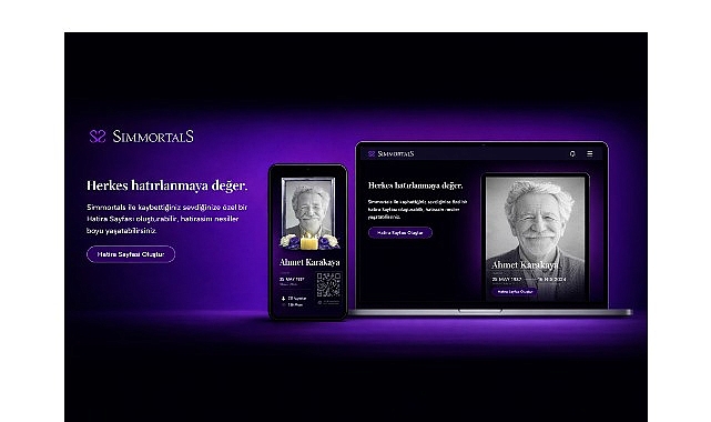 kaybettiklerimizin hatiralarini gelecek nesillere tasiyan yeni bir dijital deneyim simmortals