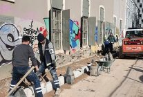 konak belediyesinden alsancakta ust yapi hamlesi