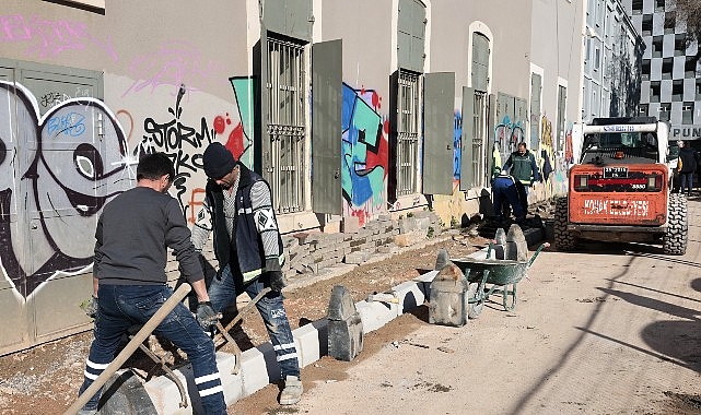 konak belediyesinden alsancakta ust yapi hamlesi