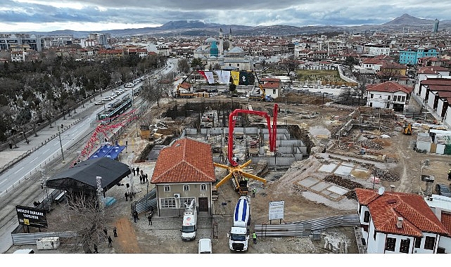 konya buyuksehirin sehre kazandiracagi mevlevi dergahinin temeli atildi