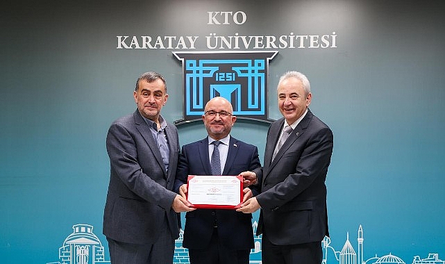 kto karatay universitesi ev sahipliginde ts iso 46001 belge takdim toreni gerceklestirildi