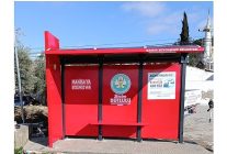 manisada toplu tasima duraklarina modern dokunus