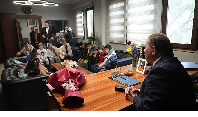 minik ogrenciler sordu baskan topuz yanitladi